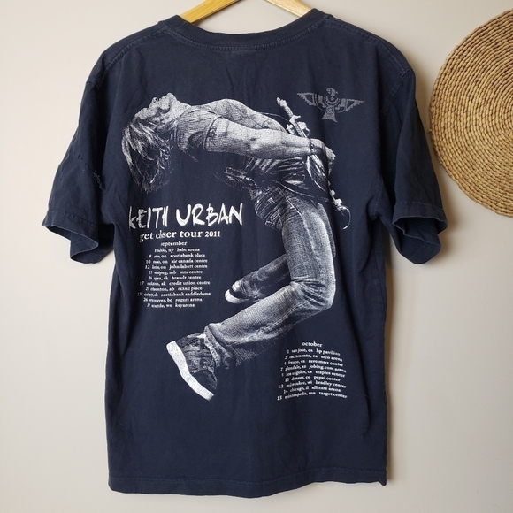 Keith Urban 2011 Concert Band Tee Tshirt - Picture 3 of 9